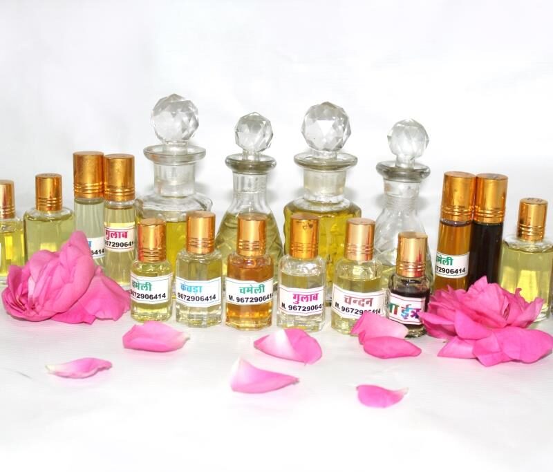 Perfume - rose, sandalwood, Jasmine, Mogra, Kewda